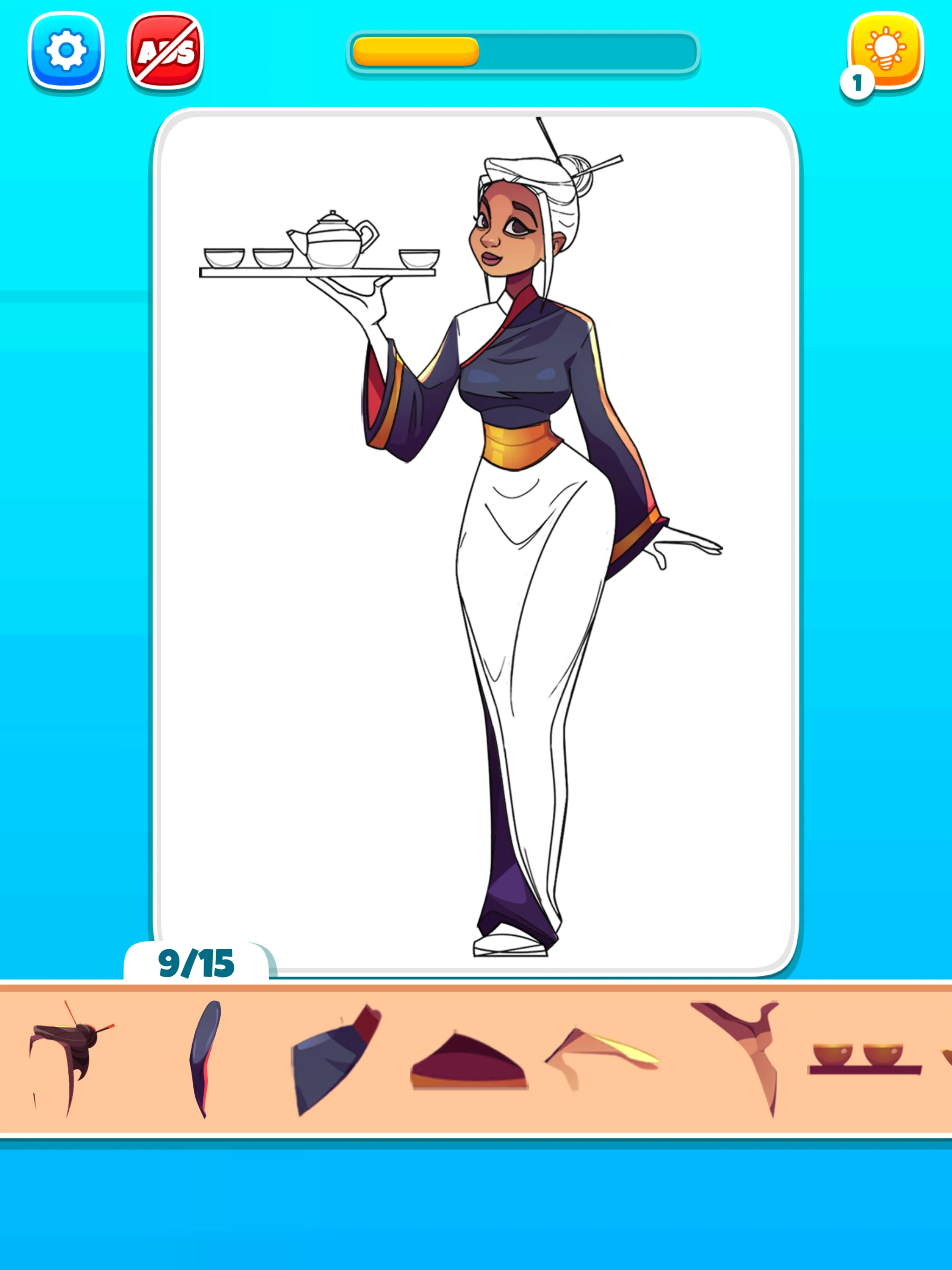 Coloring Puzzle Jigsaw Game screenshot